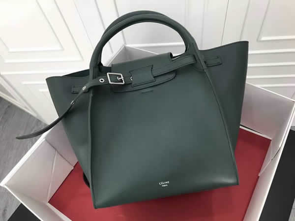 Fake Cheap Celine The Big Bag Hot Sale Green Handbag 183313